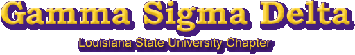 Gamma Sigma Delta at LSU Home Page